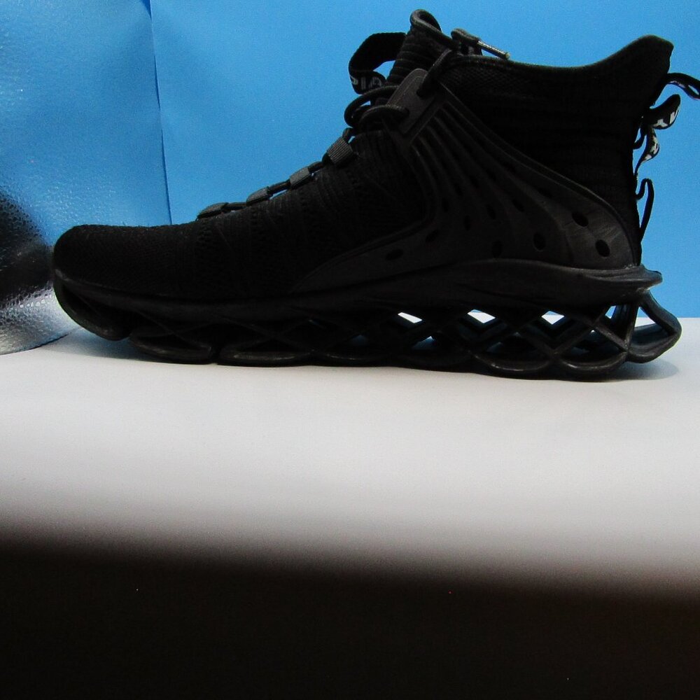 Men's | 11 | Black | High-Top | Basketball Shoes - Picture 4 of 6